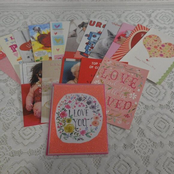 Valentines Day Cards Various Brand New with Envelopes - Picture 1 of 12